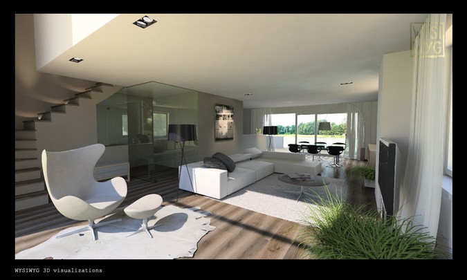 Designers, architects and furniture 3d model furnishings online on Syncronia. Architectur project interiors, made by WYSIWYG BVBA
